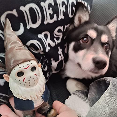 Horror tuinbeeld kabouter | Halloween decoratie binnen & buiten