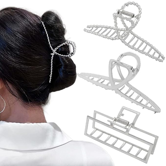 3 stuks spinnenweb schedel haarclips | Grote zwarte haaraccessoires