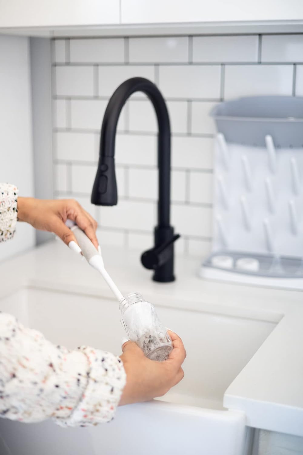 Verticale Flesdroogrek voor Baby's | Babyaccessoires Flesorganizer en Antislip Droogplank