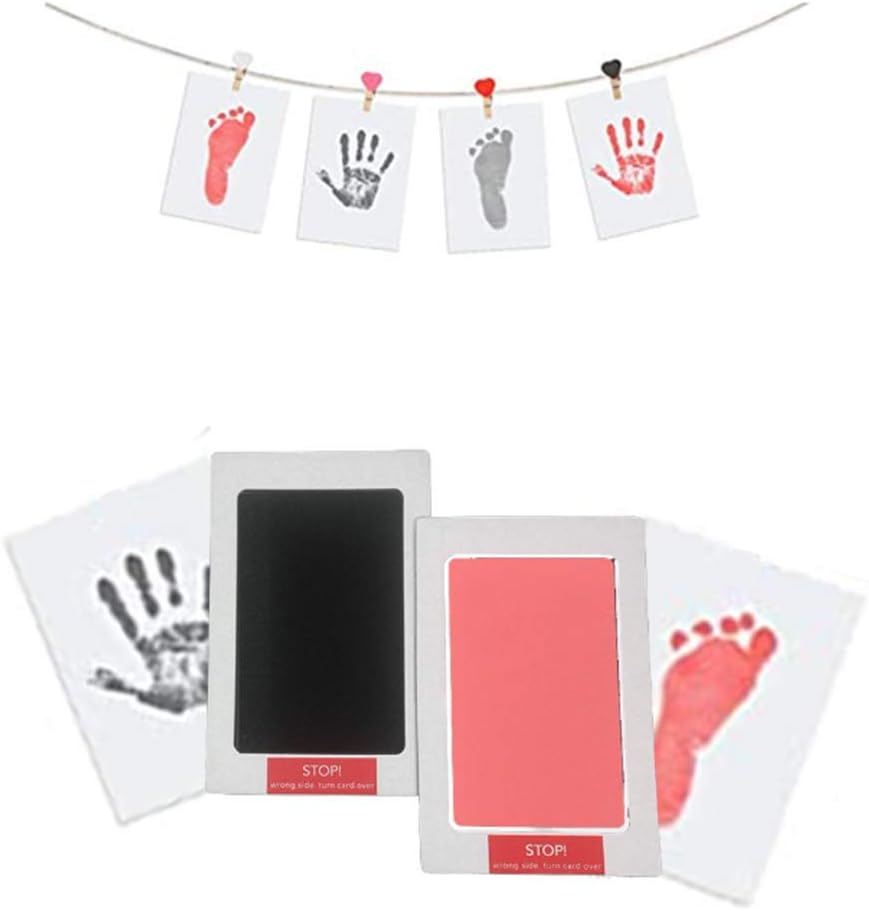 Vlekkeloze Baby Afdrukset | Inktloze Contact Baby Hand- en Voetafdruk Maak Gemakkelijk Herinneringen Met Je Baby
