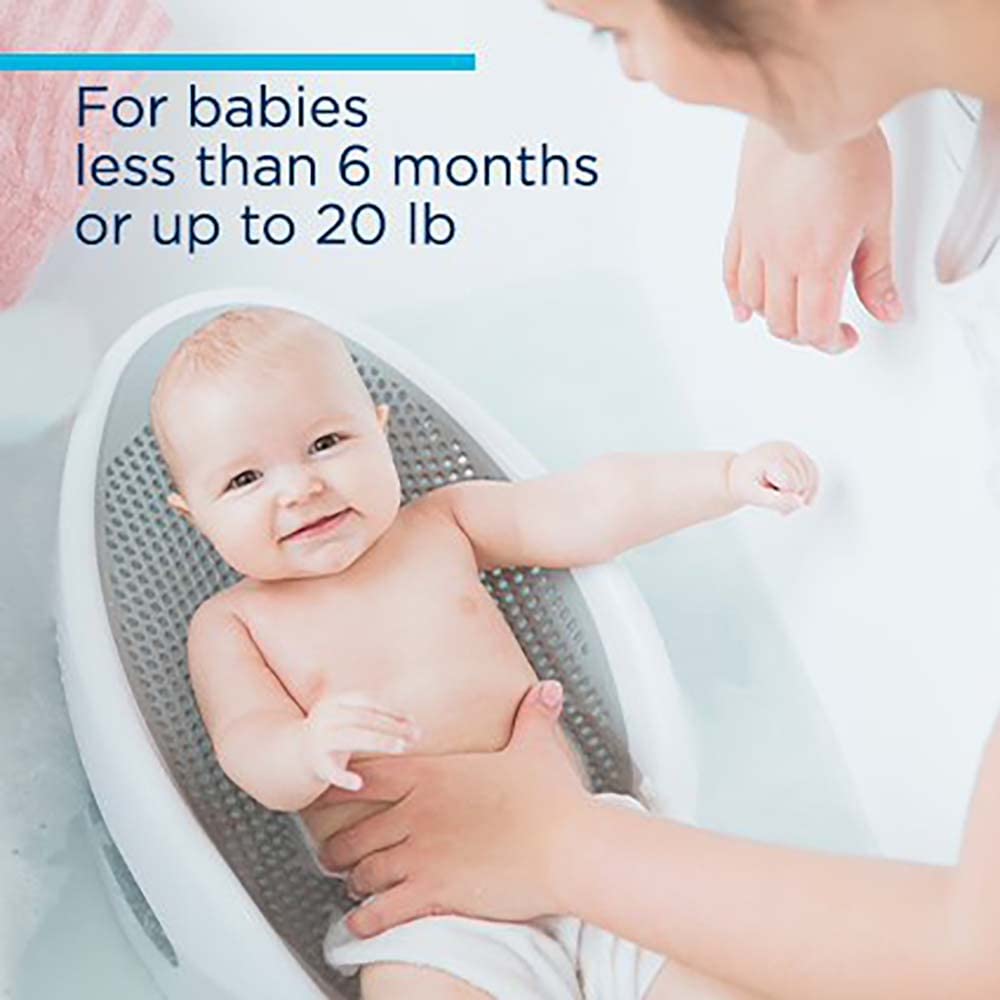 Baby Badsteun (Grijs) – Voor Baby’s tot 6 Maanden