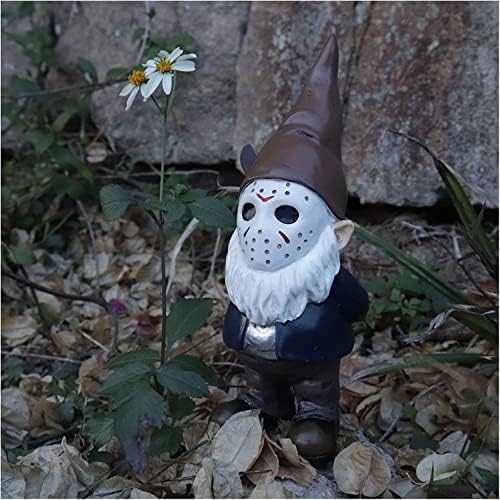 Horror tuinbeeld kabouter | Halloween decoratie binnen & buiten