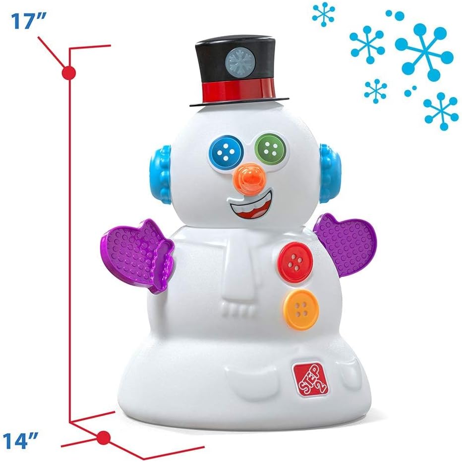 Interactief Sneeuwpop Kerstspeelgoed | Speelt Muziek en Licht op met 15 Accessoires voor Peuters vanaf 1 Jaar