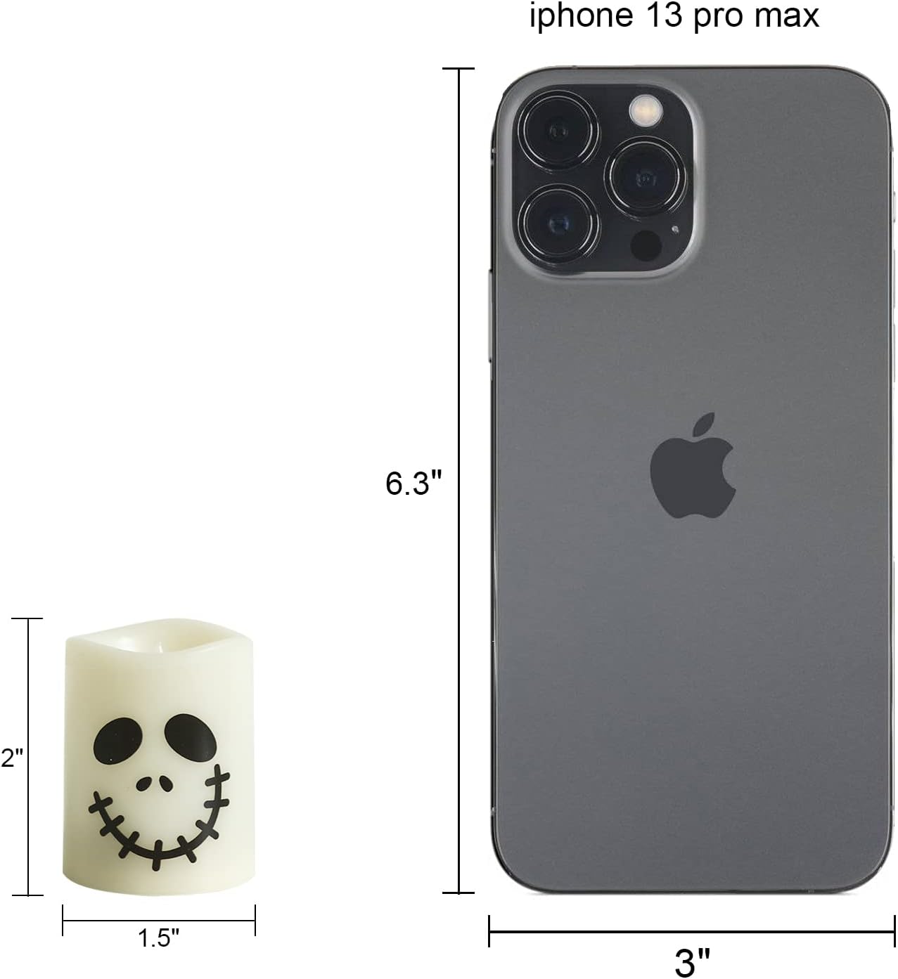 6 stuks LED kaarsen met afstandsbediening | Halloween decoratie zonder vlam