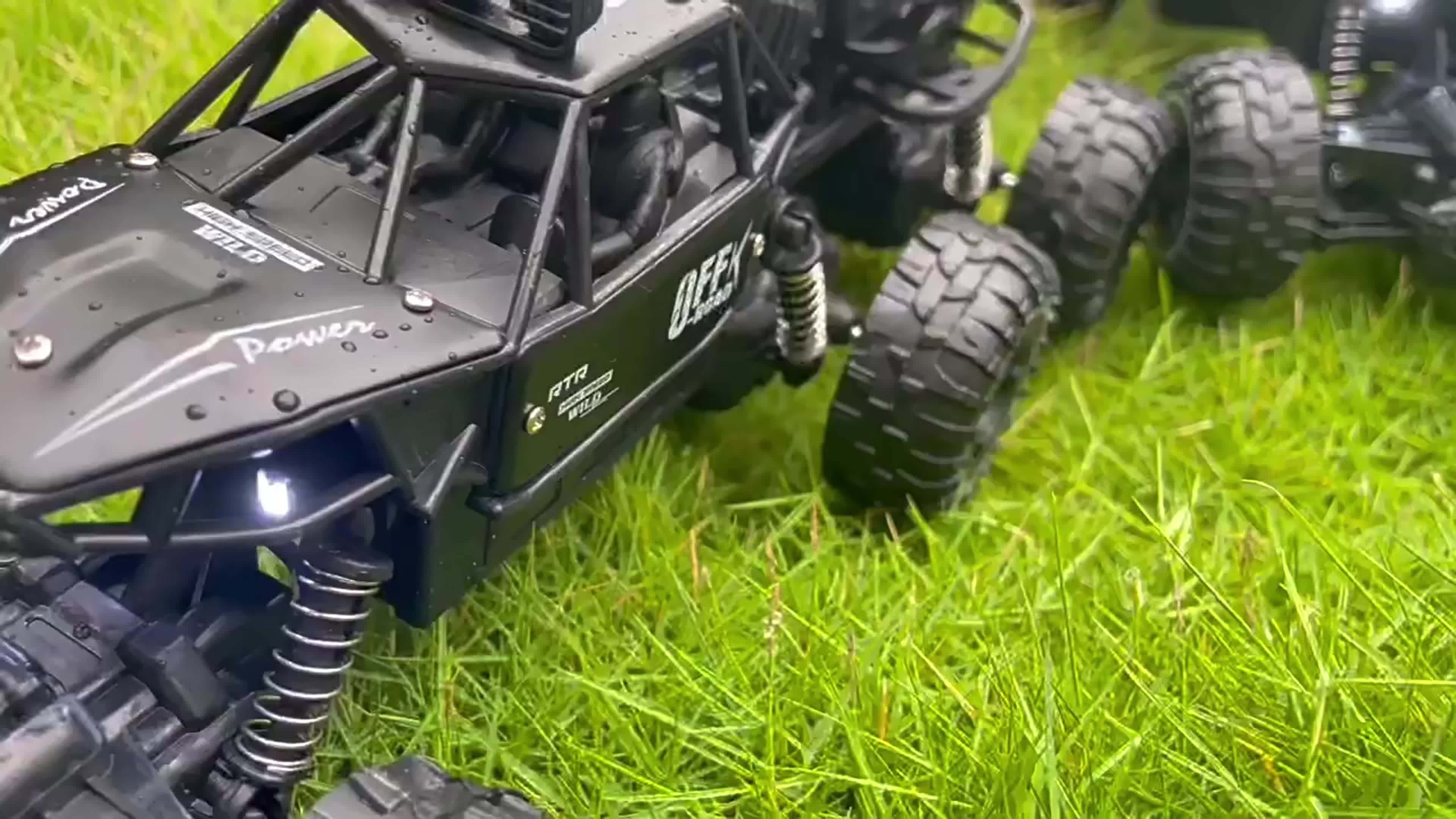 RC Off-road Klimauto met Zes Wielen voor Kinderen vanaf 3 Jaar - 4WD Bestuurbare Terreinwagen met Schokdempers - Verjaardagscadeau voor Jongens en Meisjes