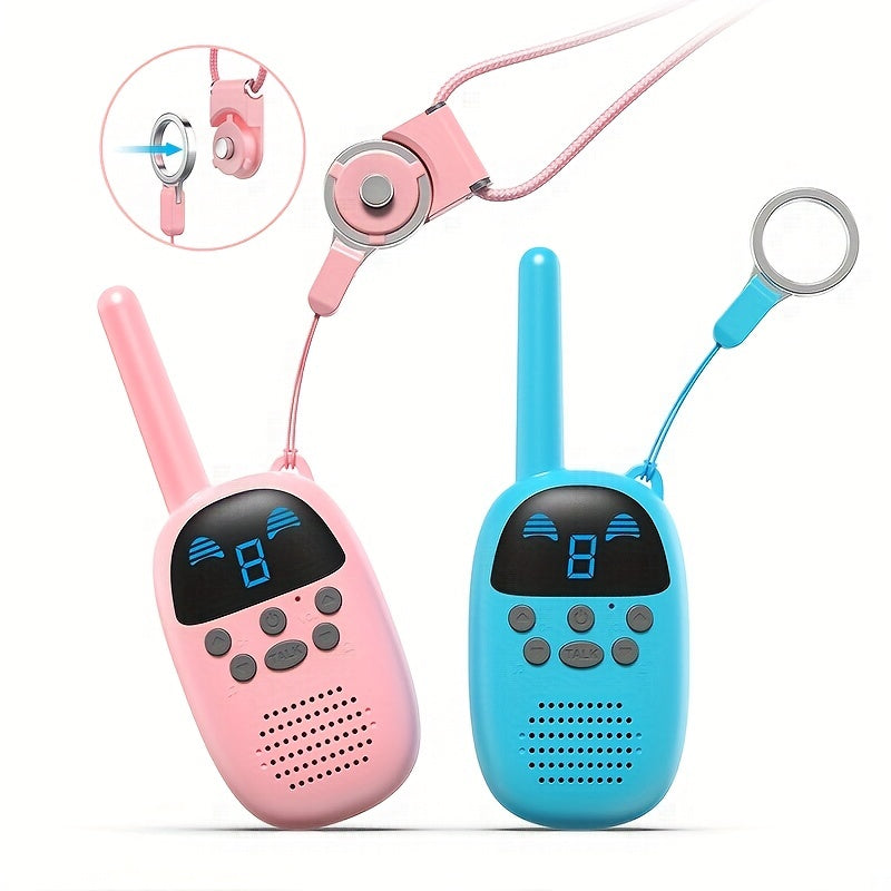 Walkie Talkie Set voor Kinderen - 2 Stuks Portofoons voor Jongens en Meisjes - Talkie Walkie Enfant met Groot Bereik tot 2.4km - Avontuur Buitenspeelgoed Cadeau