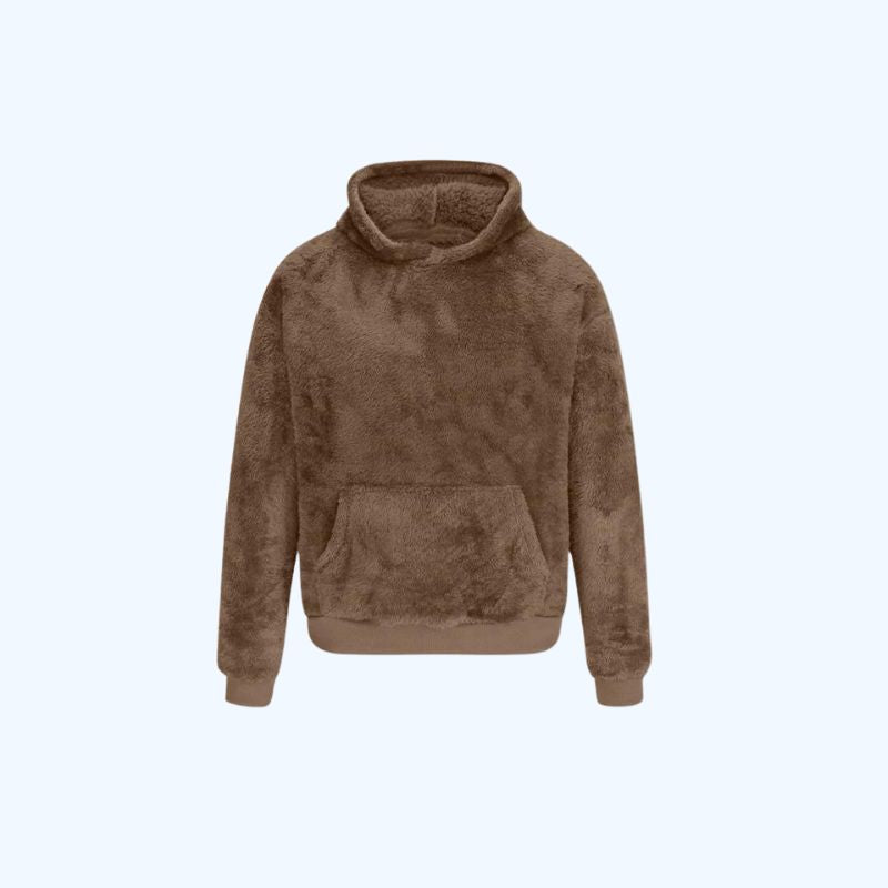 Oversized Fluffy Hoodie | Fleece Lange Mouwen Losse Sweatshirts Streetwear Voor Mannen
