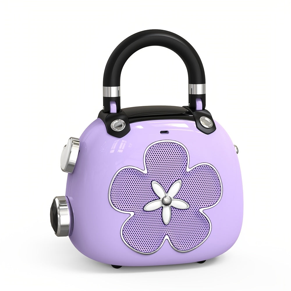 Mini Bluetooth Speaker voor Kinderen en Volwassenen - Draagbare Draadloze Luidspreker met Retro Design - 5W Krachtig Geluid MP3 Speler - Leuk Cadeau voor Meisjes
