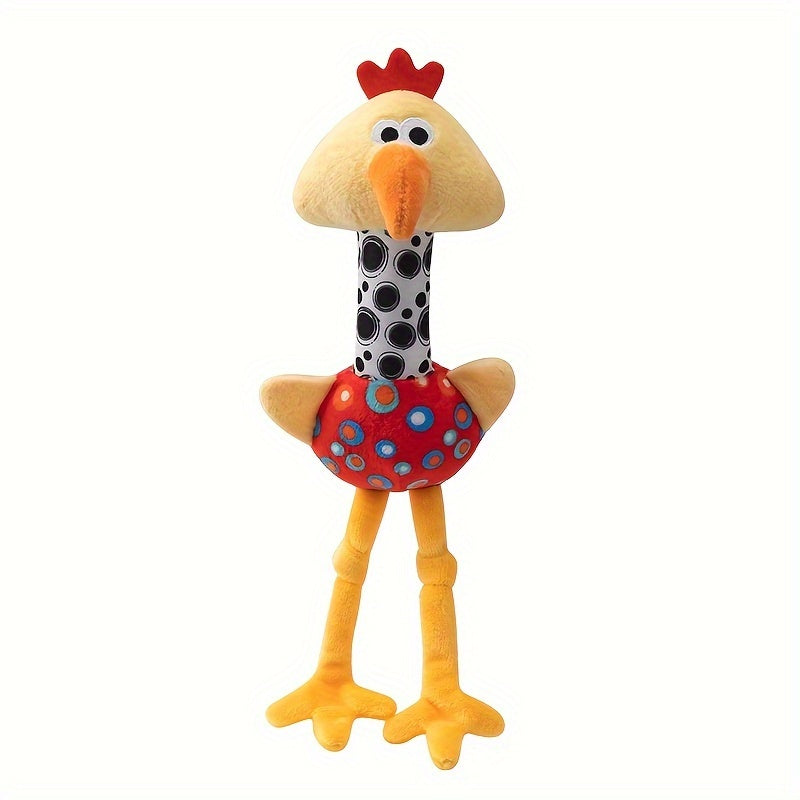 Leuk Pluche Rammel Speelgoed voor Baby's - Interactieve Griptraining, Zacht Polyester, Gemengde Kleuren - Perfect Nieuwjaars-, Thanksgiving- en Verjaardagscadeau