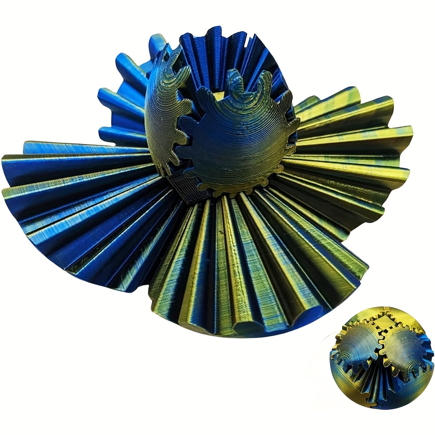 3D Tandwiel Bal - Steampunk Fidget Spinner Speelgoed, Kerstcadeau voor Kinderen