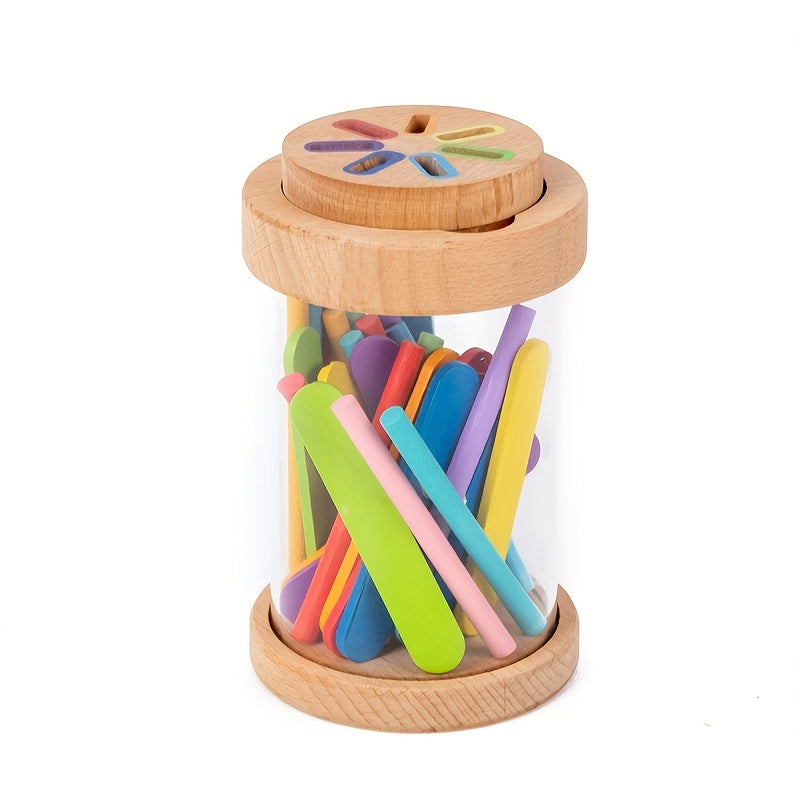 Houten Kleur & Vorm Sorteer Spel | Educatief IJsjes Matchingspel – Stimuleert Cognitieve Ontwikkeling & Leren door Spel