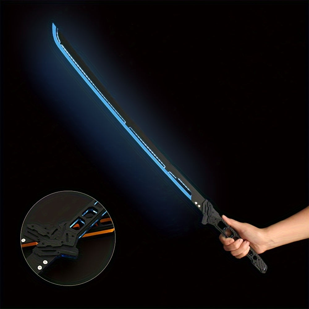 LED Samoerai Zwaard - 80cm Cyberpunk Katana Acryl met Verlichtingsfunctie - Cadeau voor Cosplay- en Animefans