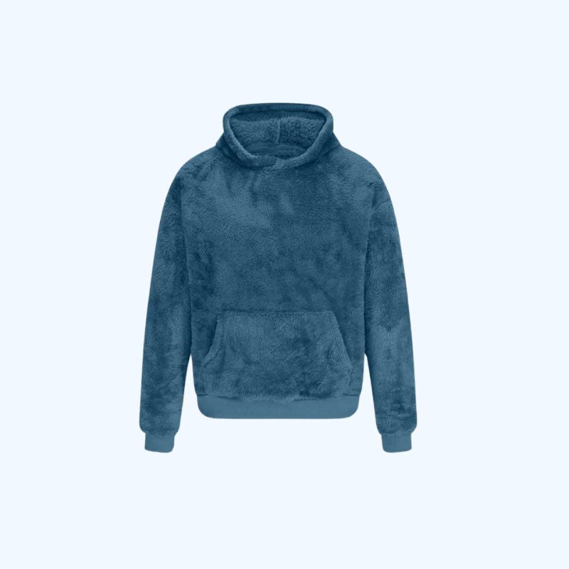 Oversized Fluffy Hoodie | Fleece Lange Mouwen Losse Sweatshirts Streetwear Voor Mannen
