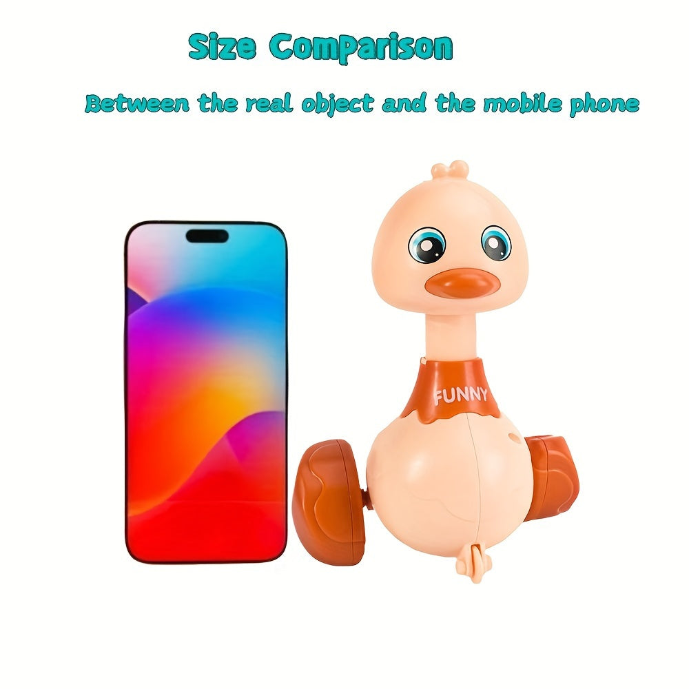 Druk en Rij Speelgoedautootje voor Peuters vanaf 18 Maanden - Schattig Wiebel Eendje voor Baby, Jongens en Meisjes - Auto zonder Batterijen als Cadeau voor Kinderen