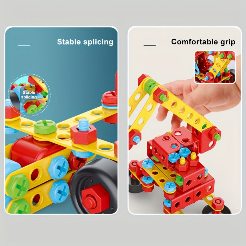 287-delige Schroefbouwset | Boor & Blokken – DIY Speelgoed 3+ Jaar