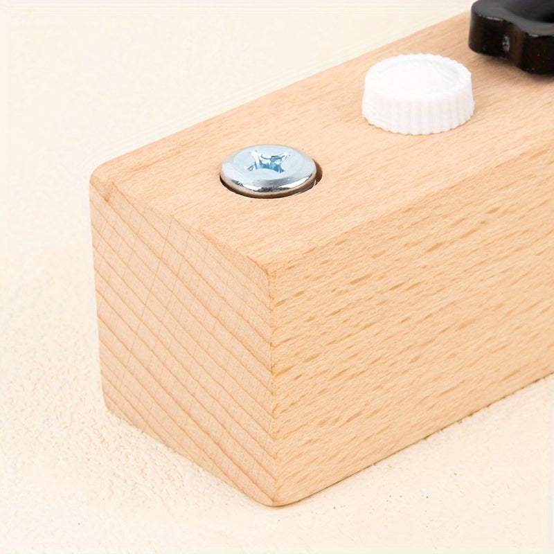 Schroevendraaier leerbord|Motorische vaardigheden & focus – houten speelgoed