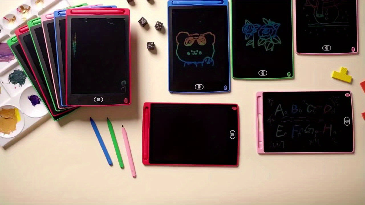 5-delig kleurentekenbord|Wissen met één klik – Creatief kinderspeelgoed