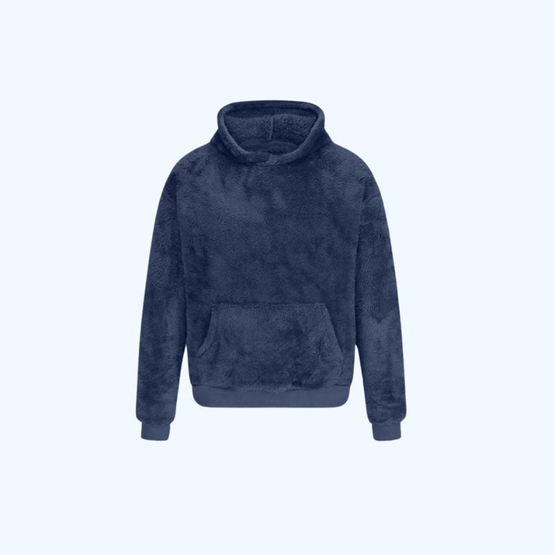 Oversized Fluffy Hoodie | Fleece Lange Mouwen Losse Sweatshirts Streetwear Voor Mannen