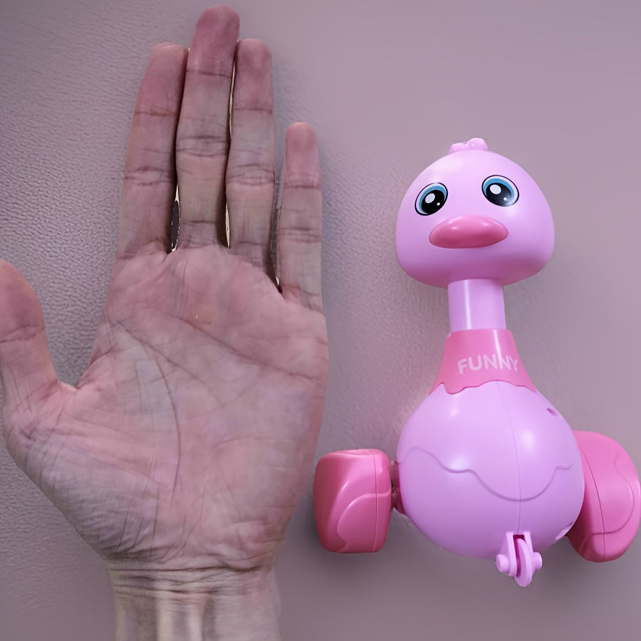 Druk en Rij Speelgoedautootje voor Peuters vanaf 18 Maanden - Schattig Wiebel Eendje voor Baby, Jongens en Meisjes - Auto zonder Batterijen als Cadeau voor Kinderen