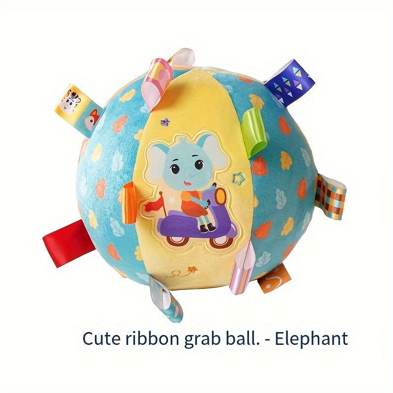 Babygrijpbal|Zachte pluche rammelaar – Baby cadeau