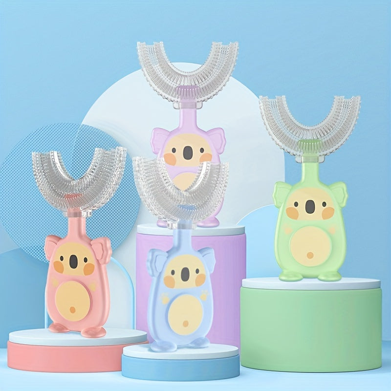 U Baby Tandenborstel | Baby Molairstok | Fopspeen & Tandenborstel voor Baby's | Siliconen Melktand Tandenborstel | Mondverzorging voor Pasgeborenen 0-2 Jaar