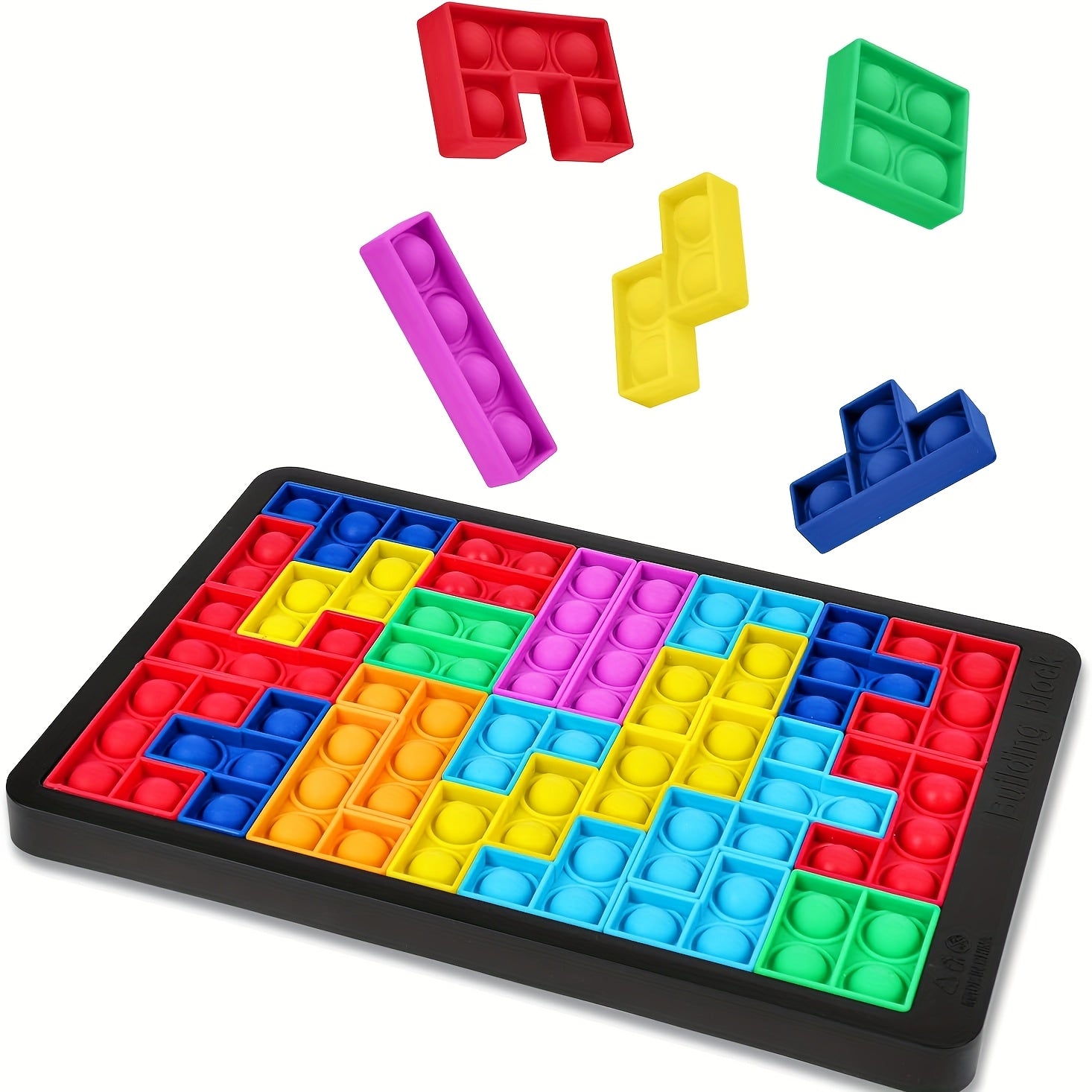 Zachte puzzel bouwblokken | Educatief spel tegen stress en angst, ouder-kind spel