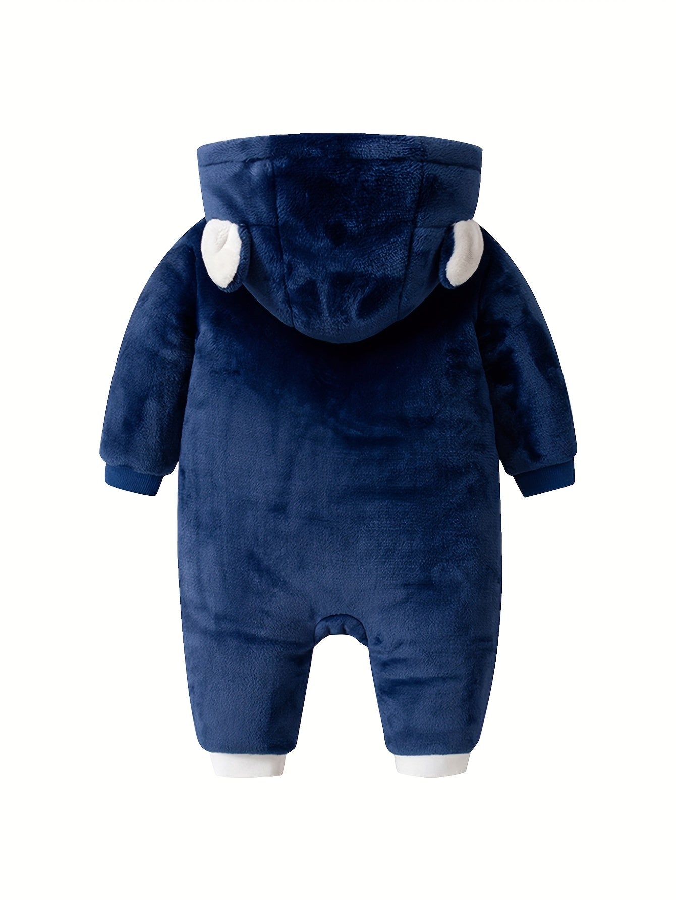Schattige Beer Vormige Flanellen Romper | Peuter Kleding Onesies Gezellige Buitenkleding voor Herfst en Winter