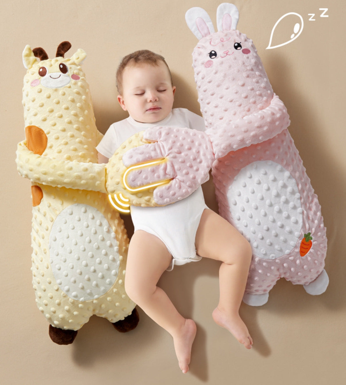 Baby Slaaphulp Kussen | Kalmerend Baby Comfort | Afstandsbedienbaar Speelgoed