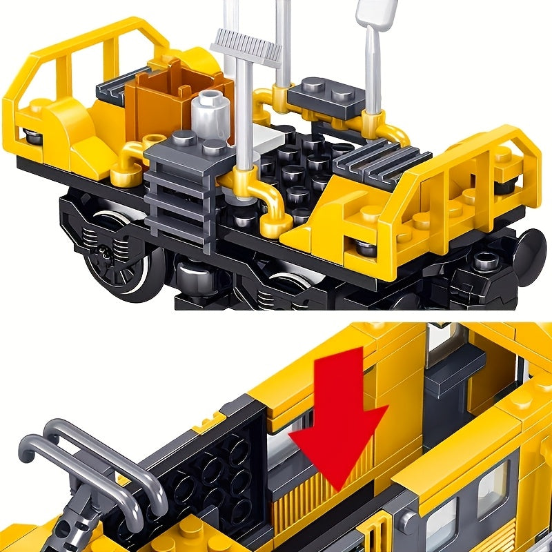 DIY Stadstrein Bouwset | 431-delig Met Rails & Figuren