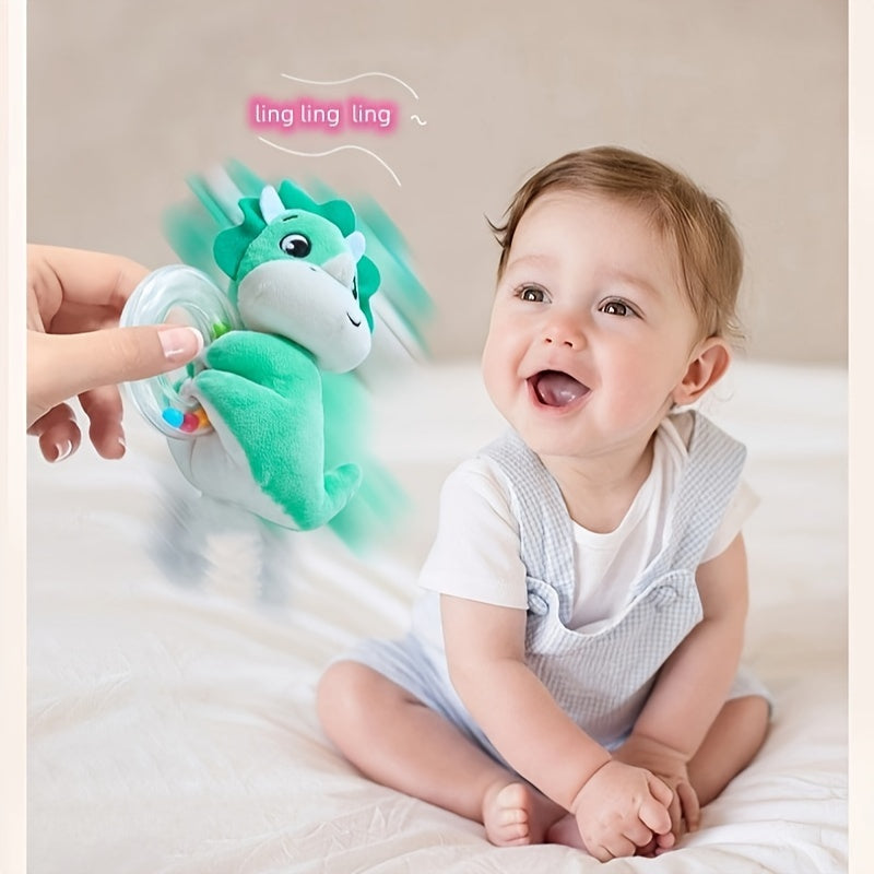 Baby Handbel Rammelaar Set, Zacht Gevuld Dier, Voor 0-3 Jaar, Ideaal Cadeau voor Verjaardag en Kerst