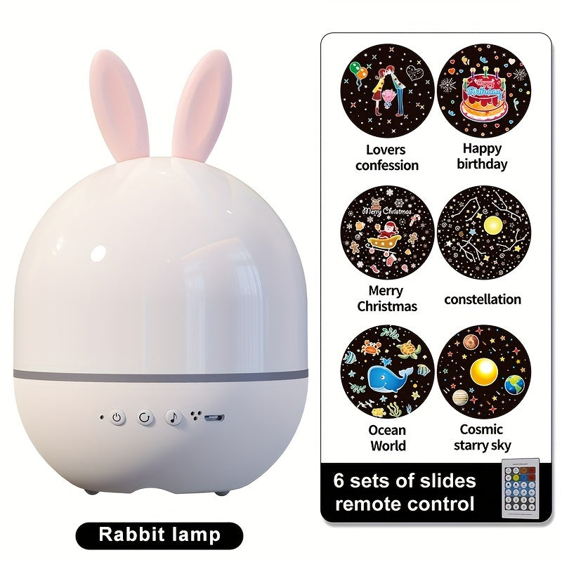 Kinder Sterrenhemel Projector Nachtlamp | 360° Rotating Galaxy Lamp met Muziek & Afstandsbediening | Perfect Cadeau voor Kinderkamer Decor
