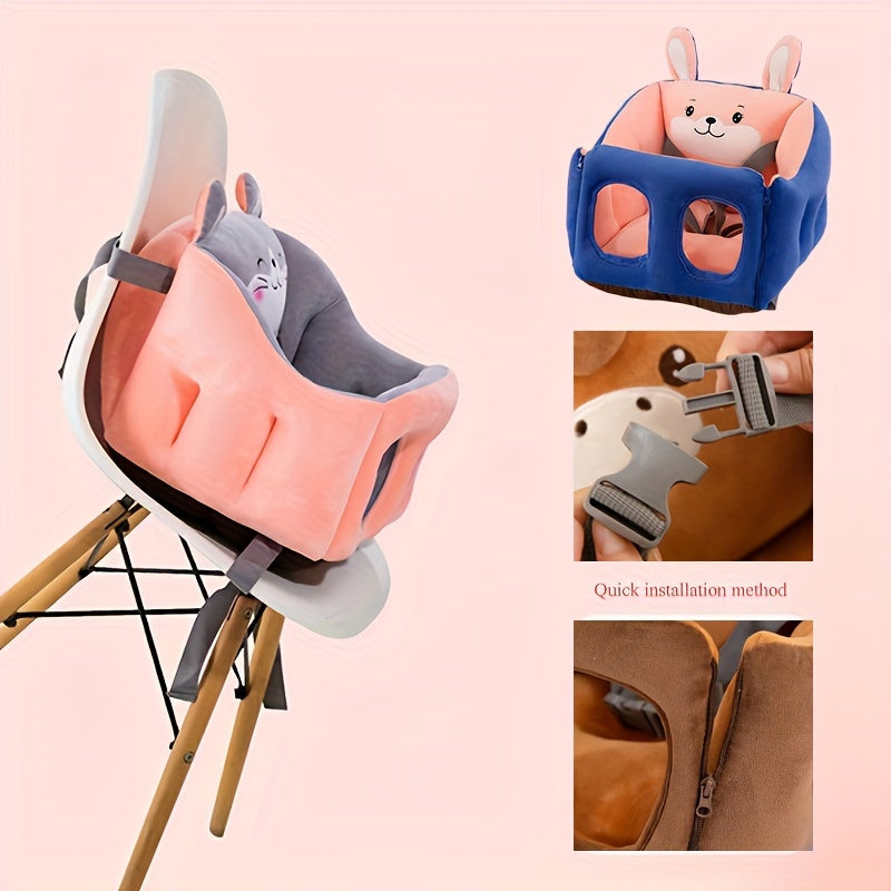 Cartoon Draagbare Baby Eetstoel | Multifunctionele Baby- en Kindkruk Voor Leren Zitten Sofa