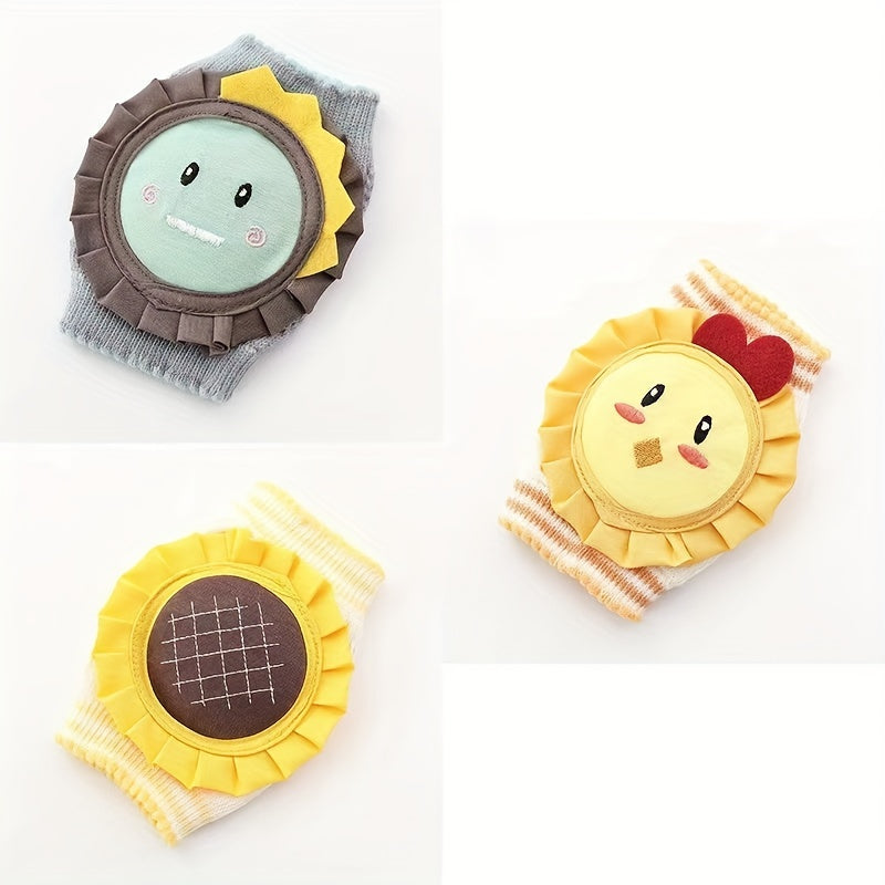 Knie- en Elleboogbescherming voor Kruipen | Dunne Elleboogbescherming voor Peuters, Anti-Val, Kruip- en Loopbescherming voor Baby's 0-3 Jaar