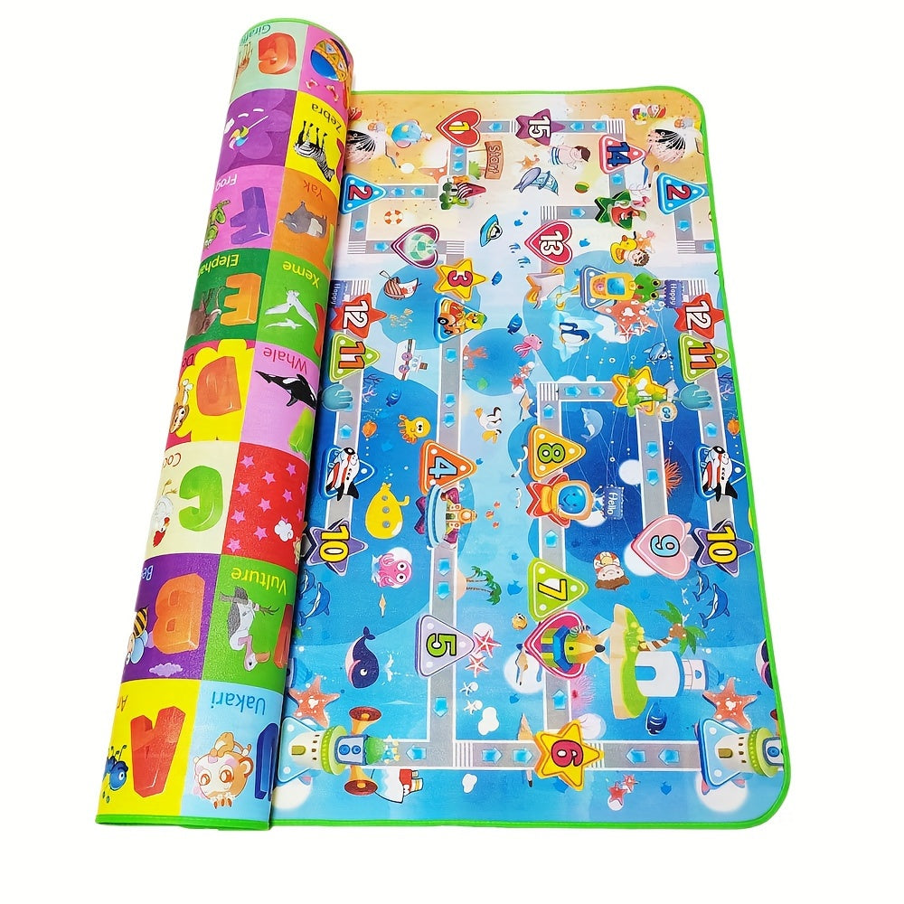 Dubbelzijdige Waterdichte Speelmat | Antislip Schuimvloer Pad met Educatieve Activiteit voor Baby's en Peuters