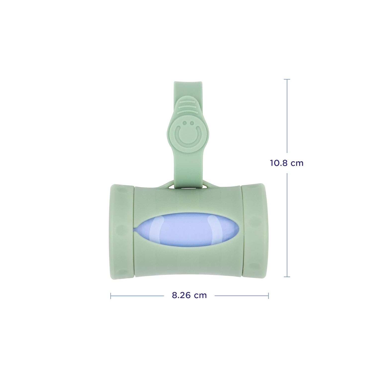 Uitschuifbare Zakkenhouder Lavendelgeurige zakjesdispenser met draagriem | Inclusief 24 zakjes, handig voor onderweg met baby