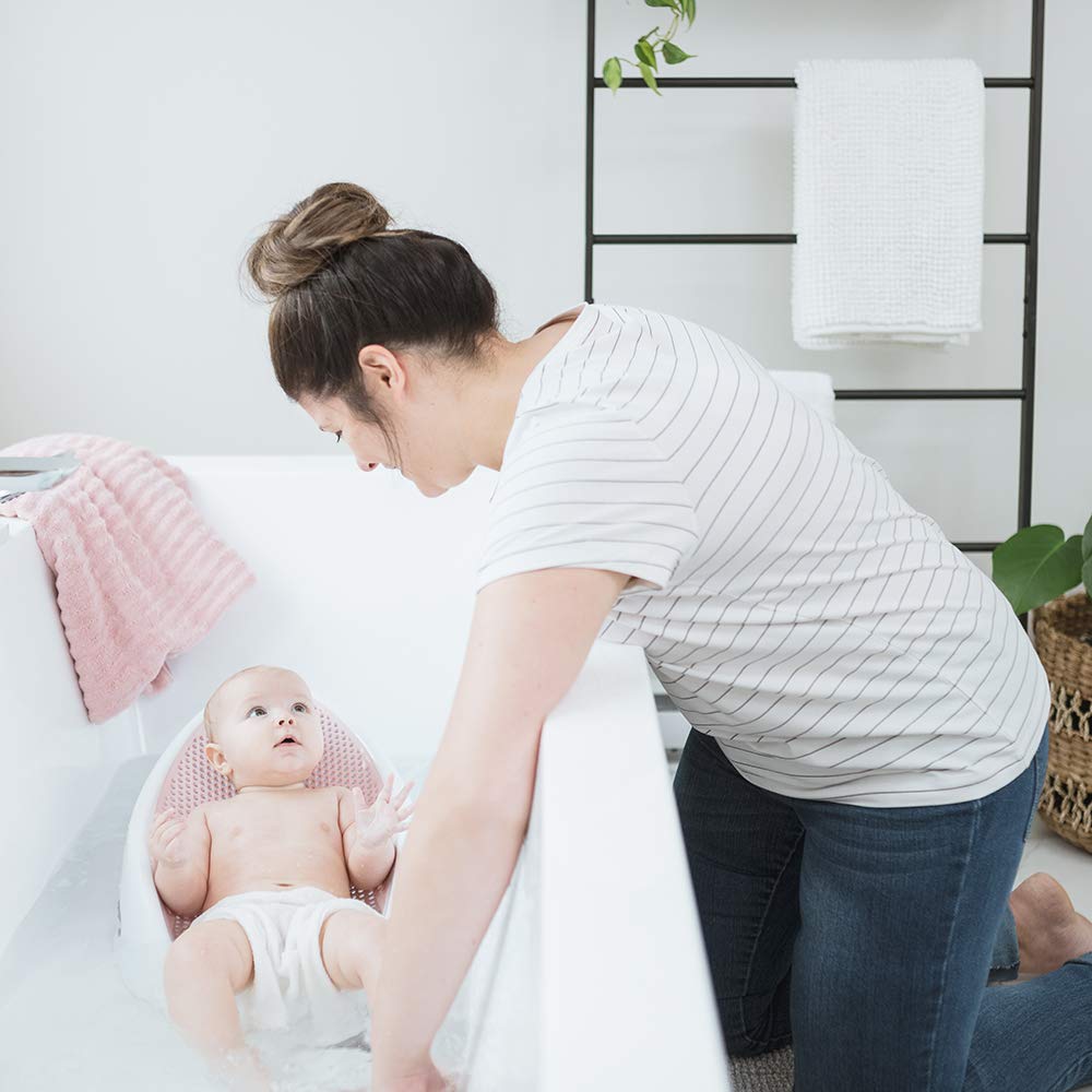 Baby Badsteun (Grijs) – Voor Baby’s tot 6 Maanden