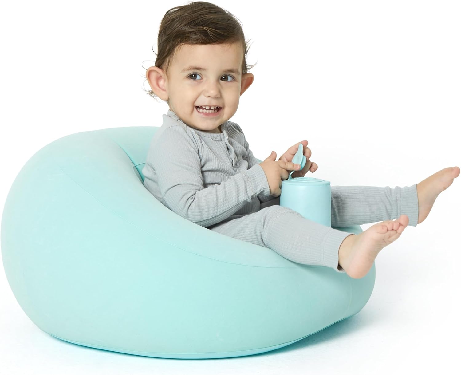 Opblaasbare Baby Zitstoel | Baby Sofa met Ingebouwde Luchtpomp Ideaal Baby Cadeau 3-36 Maanden