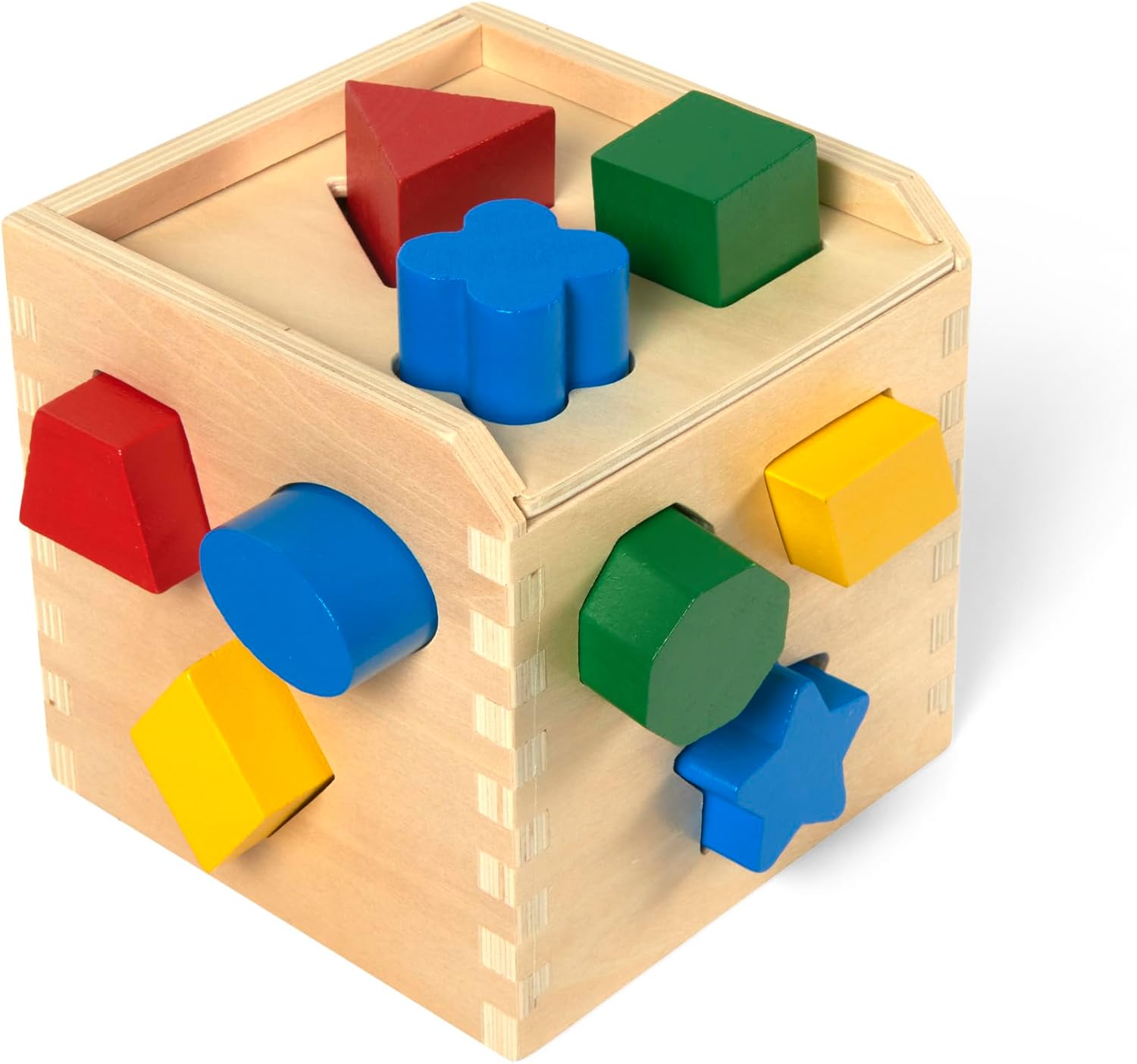 Montessori Houten Drukbord | 27 LED Lichten Sensorisch Speelgoed voor Peuters van 1-6 Jaar