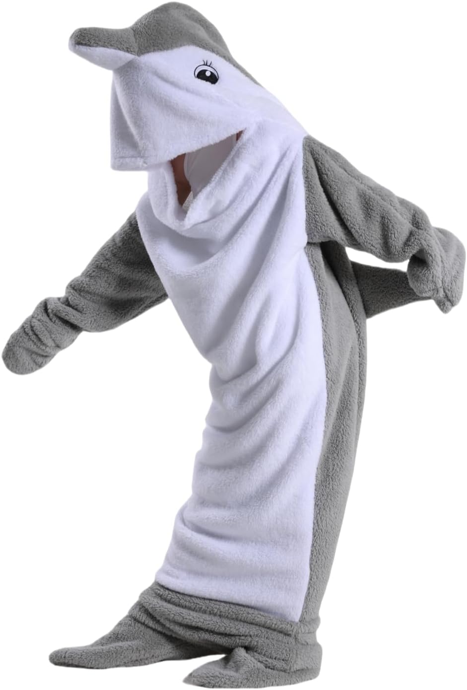 Haai hoodie volwassenen & kinderen | Cosplay kostuum & warme deken