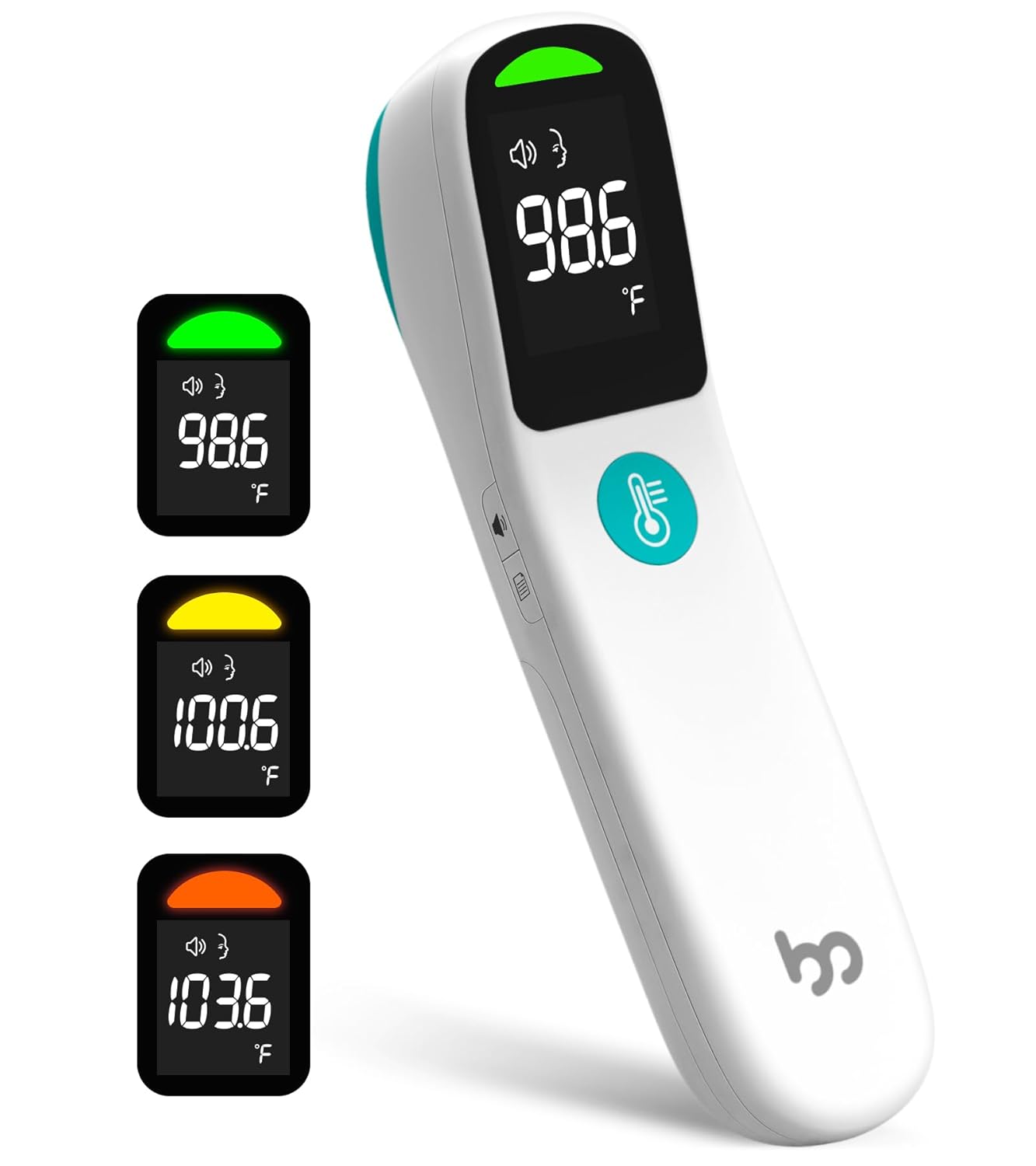 Contactloze Infrarood Digitale Thermometer | 2-in-1 Dual Mode Koorts-, Lichaams- en Oppervlaktethermometer voor Kinderen en Volwassenen