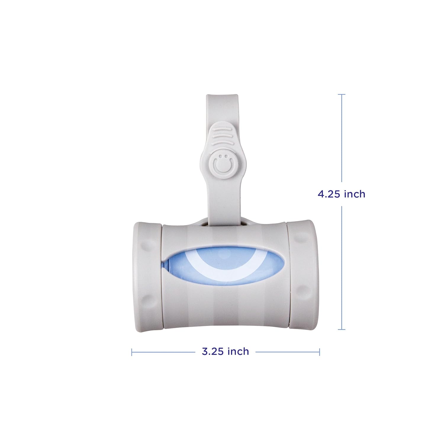 Uitschuifbare Zakkenhouder Lavendelgeurige zakjesdispenser met draagriem | Inclusief 24 zakjes, handig voor onderweg met baby