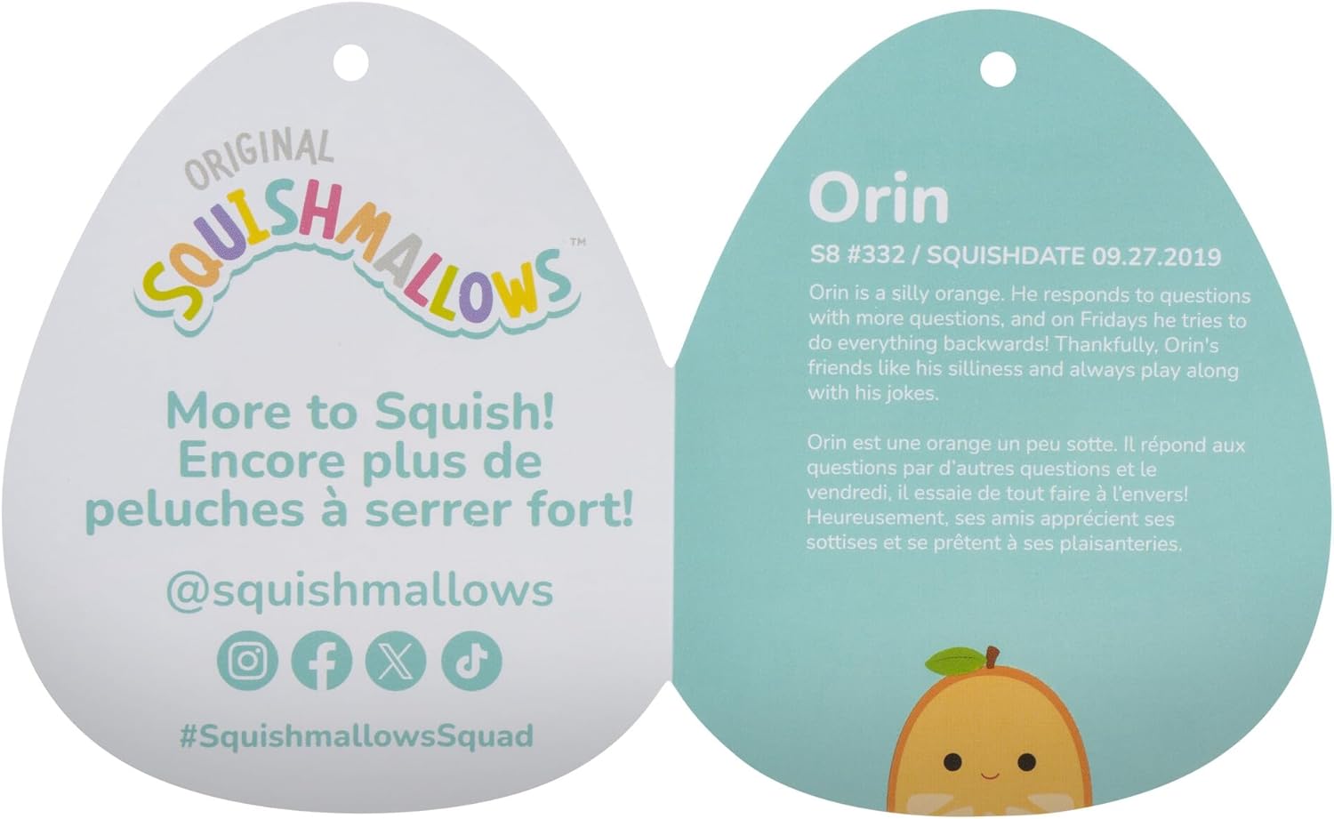 Schattige Margie pompoen knuffel | Roze duivel editie