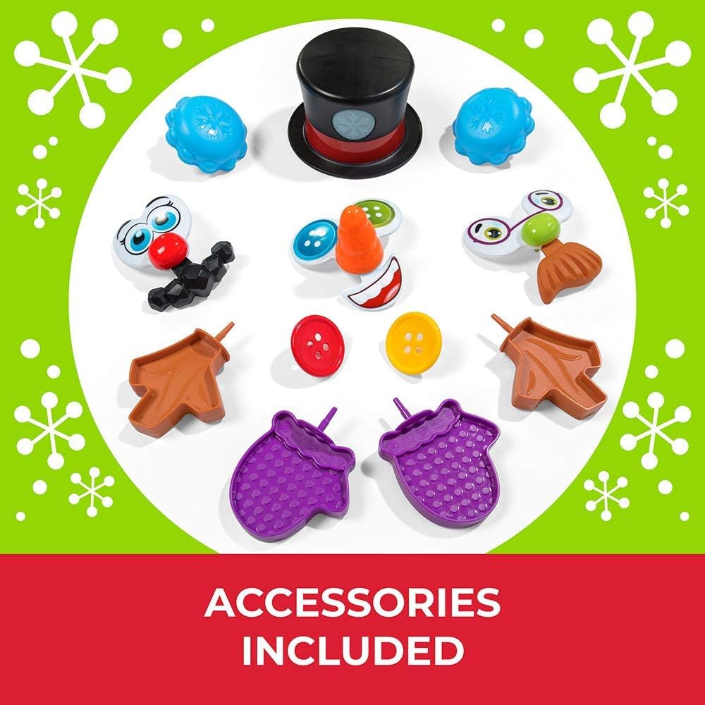 Interactief Sneeuwpop Kerstspeelgoed | Speelt Muziek en Licht op met 15 Accessoires voor Peuters vanaf 1 Jaar