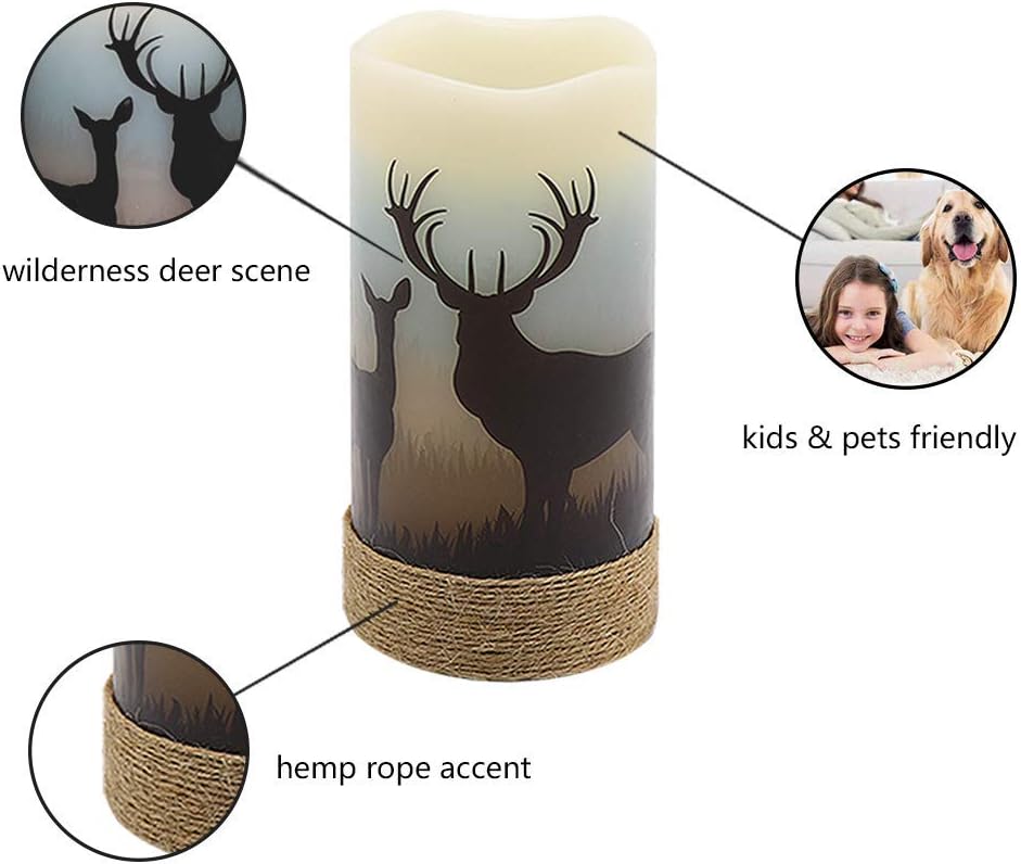 6 stuks LED kaarsen met afstandsbediening | Halloween decoratie zonder vlam