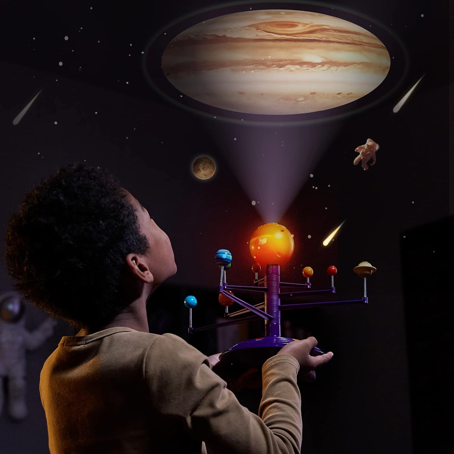 Zonnestelsel Model voor Kinderen | Interactieve Astronomieprojector | Educatief Ruimte Speelgoed 3-5 Jaar
