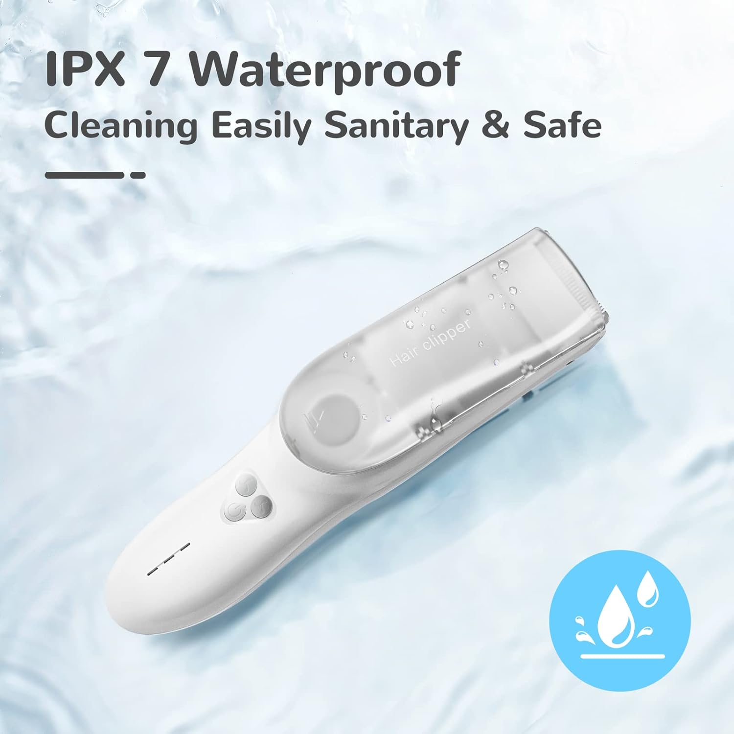 Baby Tondeuse met Opbergdoos | Waterdichte Oplaadbare Snoerloze Tondeuse met Stofzuiger die Geknipt Haar Automatisch Opzuigt