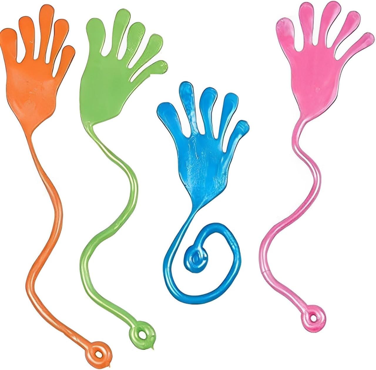 Sticky Handjes 20 Stuks – Rekbaar Sensorisch Speelgoed & Feestartikelen