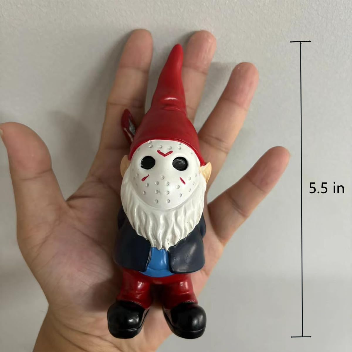 Horror tuinbeeld kabouter | Halloween decoratie binnen & buiten