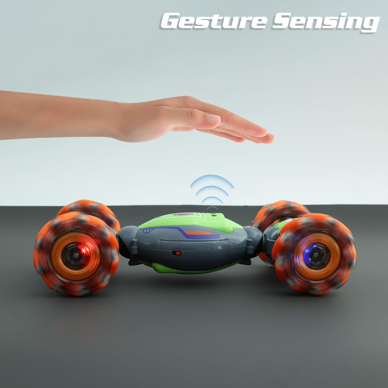 RC Stuntauto met Gebarenbediening | 4WD Twist Auto met Licht & Muziek | Speelgoed voor Jongens 6-12 Jaar
