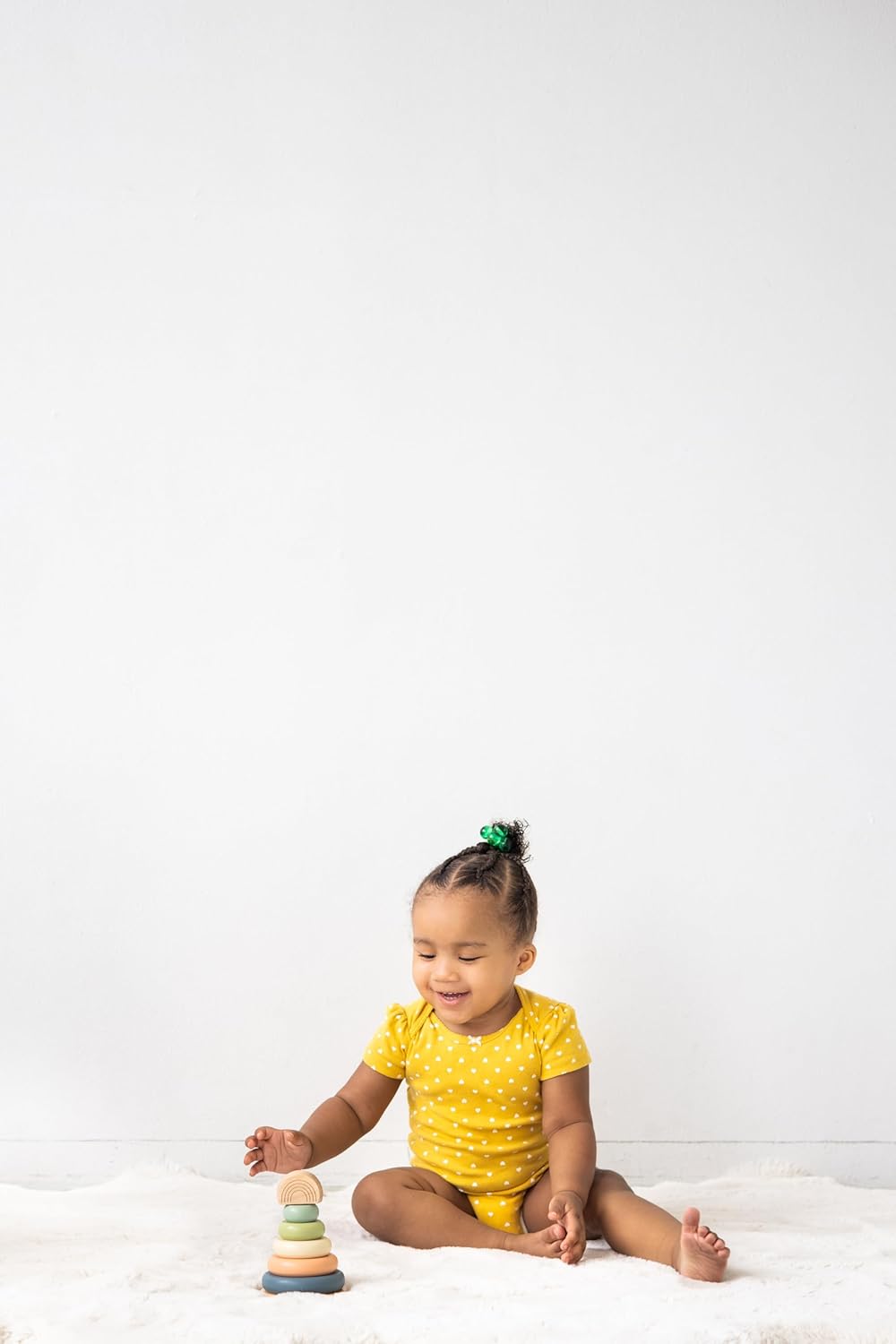 Kerst sneeuwpop stapeltoren | Houten educatief speelgoed